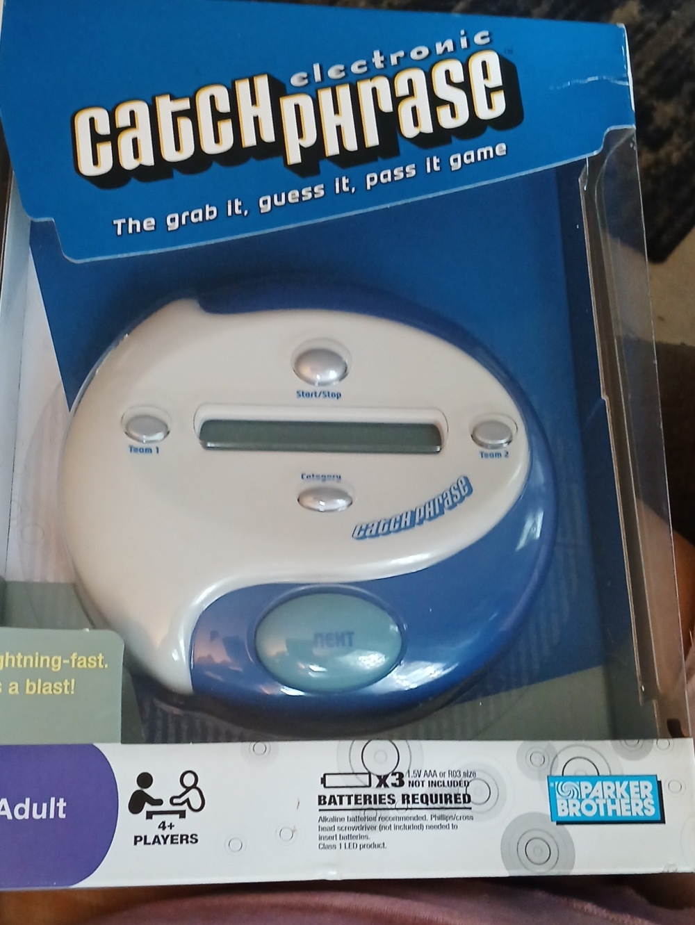 Parker Brothers Catch Phrase Electronic Party Game - Retro Fun
